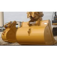 Godet d'excavation à usage normal avec lame de nivellement - caterpillar finance france - 650 mm (25,6 in) - poids 595 kg_1