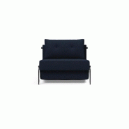 Fauteuil design convertible INNOVATION LIVING CUBED 02 - 90x200 cm - Tissu Mixed Dance Blue_1