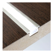 Profilé aluminium encastré 2m avec diffuseur opale - Référence PROFALENC_1