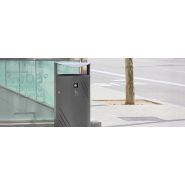 Up6pc - Corbeille Titan PC - Novatilu avec Cendrier Intégré - 95 Litres_1