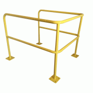 Barrière modulaire en acier - extension longueur 200mm - mâle/femelle - Sas acier 1.5 X 1.5M - Tube d.40mm_1