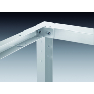 Établi à ossature Cubio Lino - 41003180.16V - 2000x750x840 mm - Charge lourde avec plateau en lino_1