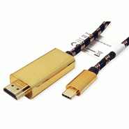 Roline gold câble adaptateur type c - hdmi, m/m, 2 m_1