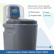 Adoucisseur d'eau tactile 30l fleck 5800 xtr volumétrique électronique fabriqué en france_1