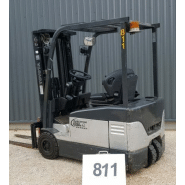 Chariot élévateur frontal électrique d'occasion TOYOTA 7FBEF15 - triplex, 1500 KG, 5500 MM, 2006_1