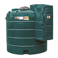 Citerne de stockage extérieur en PEHD pour gazole 2500 L - Réf 685 600.251 - Double paroi, traitement anti-UV, équipée d'accessoires complets_1