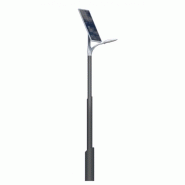 Lampadaire urbain solaire linéo 4 / led / en aluminium et acier galvanisé thermolaqué / 5 m