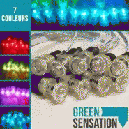 Lot de 9 luminaires chromothérapie étanches IP68 - 12V - Pour salle de bain, hammam ou spa_1