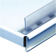 Rail étroit adhésif avec butée intégrée - Longueur 1000 et 1330 mm - Profondeur 15 mm - Hauteur 20 mm - Boîte de 100 unités_1