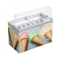 Vitrine à crèmes glacées pour chr, traiteurs, boulangeries, pâtisseries, marchands de glace et snacks - vic creamy 330 iarp