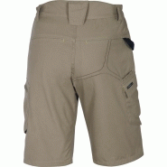 Bermuda Mach Spirit 60% coton / 40% polyester - 270 g/m² - Taille élastiquée - 8 poches dont 1 poche mètre - M5BE2_1