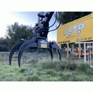 Grappin à bois pour mini pelle 2.5 à 3.5 tonnes_1