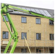 Nacelle articulée hybride - Hauteur de travail 20,8 m - Pose d'enseignes, élagage, décorations de Noël - Disponible en location_1