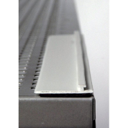Rail aimanté - Longueur 700mm - Pour tablette métal avec séparateur - Blanc en plastique_1