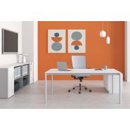 Slim - chaise de bureau - Dromeas - avec voile de fond 18 mm et matériaux variés_1