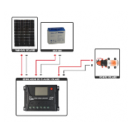 Kit pompe solaire 12v pour bassin ou irrigation seaflo 5l/min_1