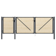 Vidaxl lattes de clôture 48 pcs bois massif d'épicéa 146548_1