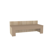 Bancs simples avec dossier