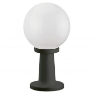 Borne lumineuse Alia IP43 E27 42W - Noir - Hauteur 350 mm - Forme boule - Style classique résidentiel_1