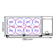 Frigo pour bière en fût 4 tirages_1