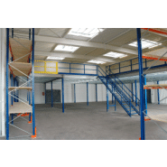 Mezzanine industrielle sur mesure - doublez les surfaces des locaux rapidement et à moindre coût avec sécurité optimale_1