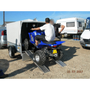 Remorque porte quad - Humbaur 1382 - Aluminium anodisé et plancher antidérapant_1