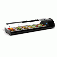 Vitrine réfrigérée SELF-SERVICE - 6 bacs GN 1/3 - 1320 mm | Sayl Barcelona - avec 6 bacs GN 1/3_1