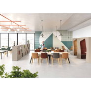 Casier 5 portes simples et 4 cases vides - CUBIK - Structure mélaminée double face en bois durable_1