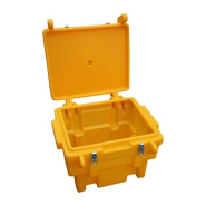 Coffre sel sable 50 litres en plastique rigide avec capot verrouillable et cuve étanche_1