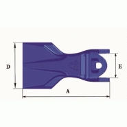 Dents de godet Fastkey FKM EL - 0.85 kg - Dimensions précises en mm_1
