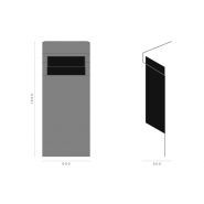 Orlo - poubelle publique - bottega7 - 40 litres_1