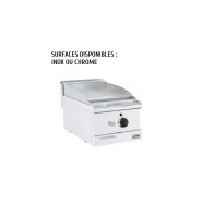 Petite plancha professionnelle gaz série 600 - Combisteel 7178.0025 - Plaque lisse inox ou chrome 6 kW_1
