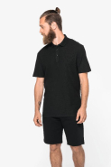 Polo écoresponsable maille gaufrée homme - NS205 - coton biologique et modal TENCEL_1