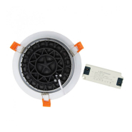 Downlight LED encastré 25W - orientable 120º - design moderne - réf DOGP25W6K_1