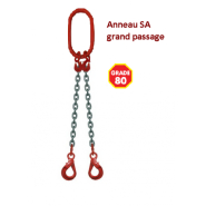 Elingue chaine réglable avec crochets à verrouillage automatique Référence 4306AASA_1