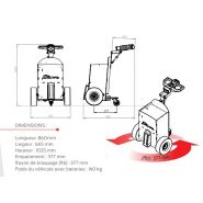 Imove télécommande spécial chariots - tracteur pousseur - STI Constructeur - capacité maximale supportée 1000 kg - dimensions compactes_1