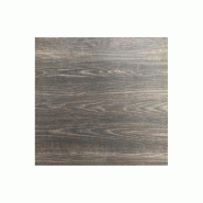 Infinity mange-debout avec piètement blanc + plateau HPL Riverwashed Wood 70x70 cm_1
