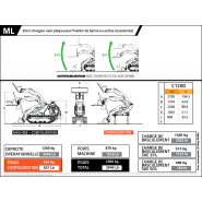 Mini-chargeuse Cormidi C1200 - 1,2t - moteur thermique - sur chenilles - conducteur porté_1