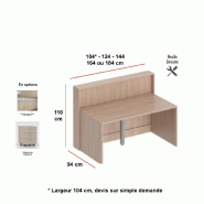 Bureau d'accueil Eira 1 personne - Mobel Linea - 144, Oui_1
