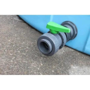 Cuve de stockage d'eau - 10000 litres - BASIC - Récupérateur eau de pluie avec vanne femelle PVC DN50_1