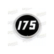 Emblème pour tracteur - Massey Ferguson 175 - Médaillon - Référence : PTA-A67373_1