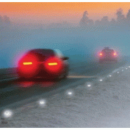 Plot routier rétroréfléchissant en verre ø 100 mm - lot de 6 plots_1