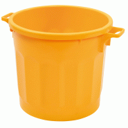 Poubelle ronde tri sélectif 75L Gilac - Jaune_1