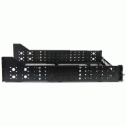 Rails fixes universels à  profondeur réglable pour rack de serveur 3U 19
