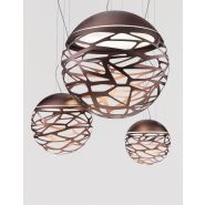 Suspension LED Kelly - Sphère sculpturale avec découpes laser et jeu de lumières_1