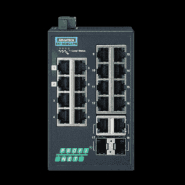 Switch Rail DIN industriel PROFINET ProView 16 ports FE + 2 Gb -40°C à 75°C - Référence: EKI-5626CI-PN-AE - Marque Advantech_1