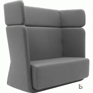 Canapé Softline Basket- 2 places - Feld Gris 620, Haut_1