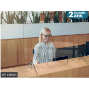 Cloison de protection en plexiglass - mobile VIALUX° - 3 tailles disponibles - PMMA 4mm ou 2mm_1