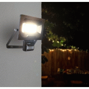 Projecteur mural Nino 30W 2400lm - Détecteur de mouvement - Noir_1