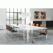Table de réunion Ogi Q - MDD - Blanc, 360_0